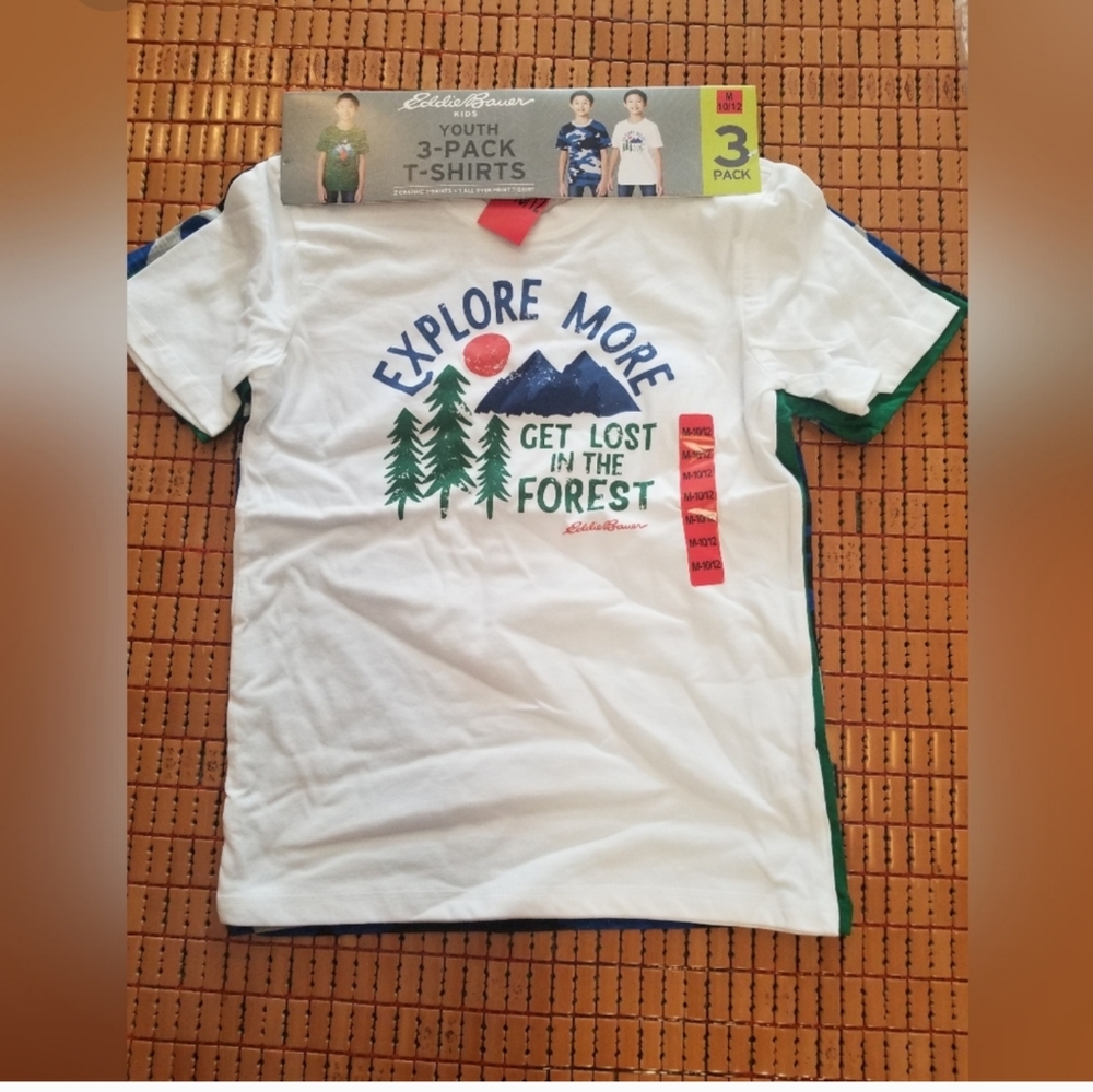 Eddie Bauer youth boys tshirts 3 pack set